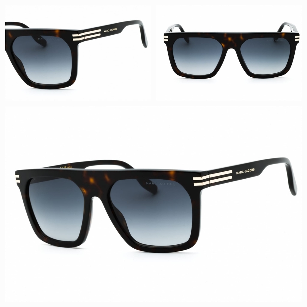 Marc Jacobs Tortoise Frame Sunglasses with Gradient Lenses